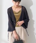 AMERICAN HOLIC 2WAYレース編みニットカーディガン