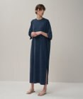 ATON HARD WASHED SUVIN | オーバーサイズＴシャツドレス