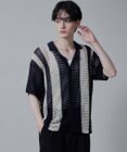 WEGO マルチストライプニットシャツ（S）