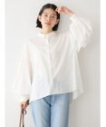 AMERICAN HOLIC ＵＶカット／接触冷感ギャザースリーブブラウス　