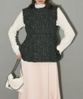 Green Parks ツイードペプラムベスト