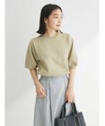 Green Parks パフ５分袖ニットプルオーバー