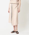 BEIGE， CHESTNUT / デザインスカート