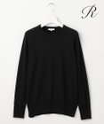 23区 【R(アール)】ウーステッドウールカシミヤ クルーネックニット