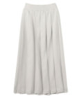 uncrave 【手洗い可】ドライタッチ ニット プリーツ スカート（uncrave WHITE）
