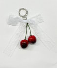 WEGO ビッグチェリーリボンキーホルダー