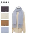 MOONBAT 【WEB限定】FURLA ウール100％ 大判プレーンストールマフラー/幅60cm
