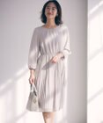 ANY SIS L 【洗える】フェミニンプリーツ ワンピース