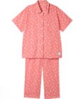 ワコール／睡眠科学 パジャマ 5分袖 半袖 8分丈 綿100%(本体) 【SOU・SOU（R）】 レディース YDT162 睡眠科学／ワコール