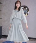 Tiaclasse 【新色追加】シフォンドレープワンピース