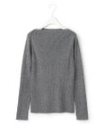 ICB 【洗える】エクストラファインメリノリブ ボートネックニット