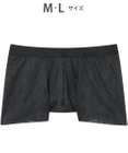 WACOAL MEN ボクサーパンツ【レースボクサー】フロント快適グラマラス 通気性 フリーなカッティング(裾部分) 前閉じ レース 下着 GT3341 /ブロス バイ ワコールメン