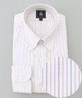 J.PRESS MEN 【WEB・一部店舗限定】トリプルカラーストライプシャツ/B.D.