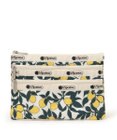 LeSportsac 3ZIP COSMETIC/レモンオーチャード
