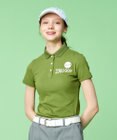 23区GOLF 【WOMEN】【吸水速乾/UVケア】ハニカムカノコ半袖ポロシャツ シンプルながらも機能的