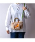 tsumori chisato CARRY キラネコファー ショルダーバッグ 手提げ 2way