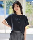ANY L 【洗濯機可/UVケア/接触冷感】フレンチスリーブロゴ・カラーTシャツ