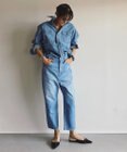 woadblue ＜坪田あさみさんコラボ＞SAROUEL Denim /サルエル デニムパンツ ライトブルー