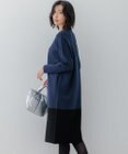 23区 L 【WEB&一部店舗限定カラーあり/洗える】ミラノリブ バイカラーニットワンピース