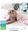 PET PARADISE ディズニー ミニーマウス 花柄 クールブランケット (90×60cm)