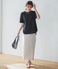 UNFILO 【WEB限定カラー】スゴ機能美ニット Iラインスカート