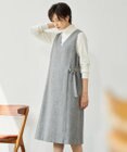 J.PRESS LADIES シャンブレーツイル ジャンパースカート