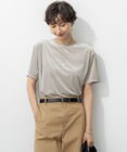 23区 S 【洗える】シアーベロア リラックス Tシャツ