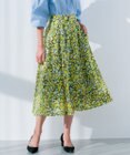 組曲 プランタンプリント フレアスカート
