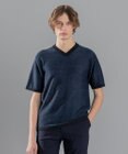 JOSEPH HOMME リネンヘリンボン　Vネックニット