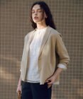J.PRESS LADIES L 【昨年ご好評・オンオフ使える・冷房対策に】Cotton Acetate ニット ジャケット