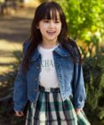 ANY KIDS フリル 襟付き デニム ジャケット