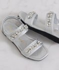 Bridget Birkin 【Bridget Birkin】ダブルベルトビジューサンダル
