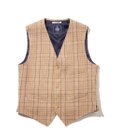 J.PRESS MEN 【J.PRESS ORIGINALS】Boil Random Window Pen Over Odd Vest / Japan Made