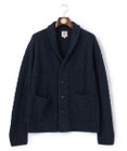 J.PRESS MEN 【Cash Lamb's Wool】ケーブルショール カーディガン