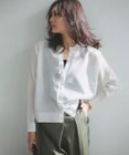 UNFILO シアーフォルムニット キーネックカーディガン
