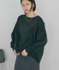 AMERICAN HOLIC 【WEB限定】袖タックコクーンポンチプルオーバー