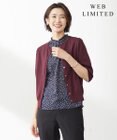 J.PRESS LADIES 【WEB限定カラーあり・洗える・抗菌防臭】コットンアセテート カーディガン