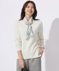 J.PRESS LADIES L 【洗える】COTTON ACETATE クルーネック ニット
