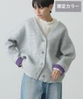AMERICAN HOLIC ＶネックＷフェイスニットカーディガン