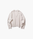 ATON MERINO COLLEGE KNIT | Vネックセーター
