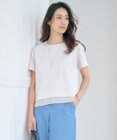 J.PRESS LADIES S 【WEB限定カラーあり・洗える】コットンスムース シアーデザイン カットソー