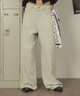 WEGO ウォッシュドワイドパンツ