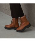 MODE ET JACOMO <carino>厚底レースアップブーツ