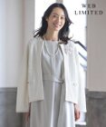 J.PRESS LADIES 【WEB限定カラーあり・洗える】TWEED ニット ジャケット
