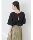 earth music&ecology バックスリットねじりチュニックＴ