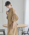 WEGO 【ANGIE VINTAGE】ボリュームスリーブ バンドカラー シャツワンピース