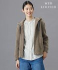 J.PRESS LADIES 【WEB限定カラーあり】パイルジャージー ジップアップ パーカー