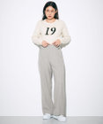 GRACE CONTINENTAL ウールストレッチセミワイドパンツ