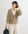 Green Parks ・Ｐｅｔｉｔ　Ｆｌｅｕｒ　シャギーニットカーディガン