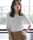 ANY SIS 【好印象ブライトニット】コクーンスリーブ ニット